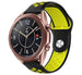 Correa deportiva Samsung Galaxy Watch 3 41mm (negra/amarilla)