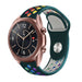 Correa deportiva Samsung Galaxy Watch 3 41 mm (verde pino/arcoiris)
