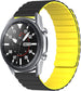 Samsung Galaxy Watch 3 45mm Magnetic Silicone Strap (Black/Yellow)