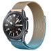 Correa milanese Samsung Galaxy Watch 3 45mm (azul/dorado)