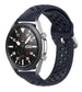Correa silicona con agujeros Samsung Galaxy Watch 3 45mm (azul oscuro)