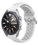 Correa silicona con agujeros Samsung Galaxy Watch 3 45mm (blanco)