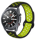 Correa deportiva Samsung Galaxy Watch 3 45mm (negra/amarilla)