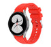 Correa silicona Samsung Galaxy Watch 4 - 44mm (rojo brillante)
