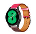 Samsung Galaxy Watch 4 44mm Leather Strap (Pink/Red Brown)