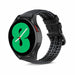 Correa silicona/cuero Galaxy Watch 4 - 44mm (negro)