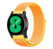 Correa nylon Samsung Galaxy Watch 4 44mm (amarillo claro)