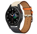 Correa cuero Samsung Galaxy Watch 4 Classic 42mm (blanco/azul oscuro)
