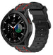 Samsung Galaxy Watch 4 Classic 46mm Silicone Strap Tough (Black/Red)