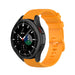 Correa silicona lujo Samsung Galaxy Watch 4 Classic 42mm (naranja)