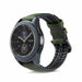 Correa cuero y silicona Samsung Galaxy Watch 42mm (verde)