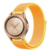 Correa nylon Samsung Galaxy Watch 42mm (amarillo anaranjado)