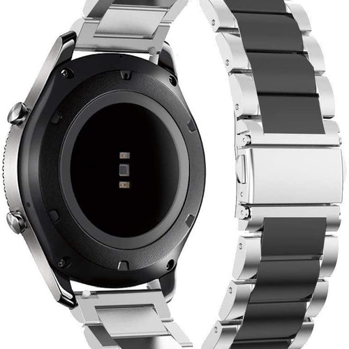 Fossil Gen 4 Explorist (HR) Steel Strap (Silver/Black)