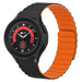Correa silicona magnética Galaxy Watch 5 Pro (negro/naranja)