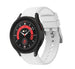Correa silicona lujo Samsung Galaxy Watch 5 Pro (blanca)
