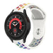 Samsung Galaxy Watch 5 Pro Sport Strap (White/Colourful)