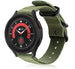 Correa nylon con hebilla Galaxy Watch 5 Pro (verde)