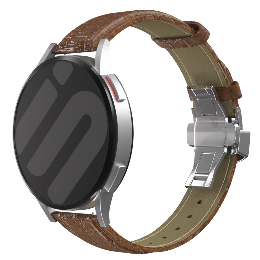 Correa cuero de lujo Amazfit Bip U (Pro) (marrón)