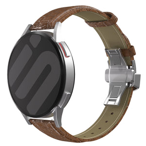 Correa cuero de lujo Amazfit Bip 3 (Pro) (marrón)