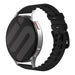 Polar Ignite 3 Silicone/Leather Strap (Black)