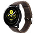 Correa cuero Samsung Galaxy Watch Active (marrón oscuro)