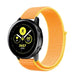 Correa nylon Samsung Galaxy Watch Active (amarillo anaranjado)