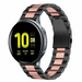 Correa acero Samsung Galaxy Watch Active (negro/rosado)