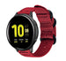 Correa nylon con hebilla Samsung Galaxy Watch Active (rojo)