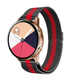 Correa milanesa Samsung Galaxy Watch Active (negro/rojo)