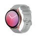 Correa silicona lujo Samsung Galaxy Watch Active (gris)