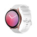 Correa silicona lujo Samsung Galaxy Watch Active (blanco)