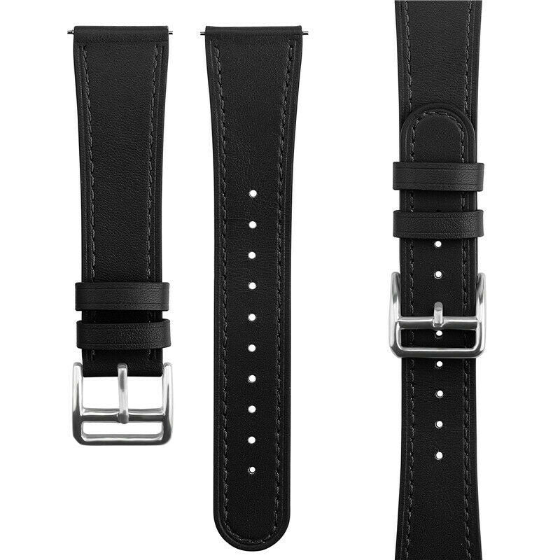 Correa cuero moderna Amazfit Bip 6 (negro elegante)