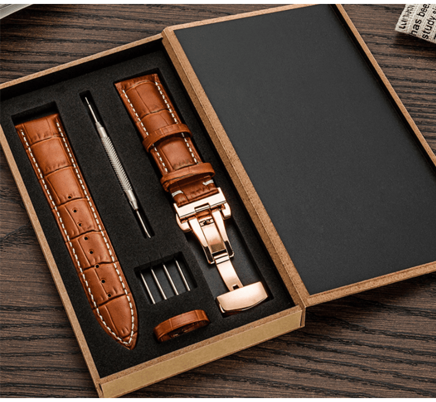 Correa cuero de lujo Amazfit Bip U (Pro) (marrón)