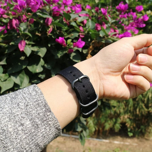 Suunto 9 Peak Pro Nylon Buckle Strap (Black)