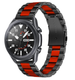 Correa acero Samsung Galaxy Watch 3 45mm (negro/rojo)