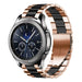Correa acero Samsung Gear S3 (oro rosa/negro)