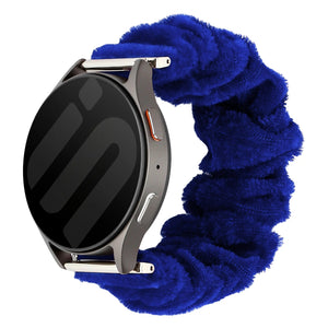 20mm scrunchie band blue