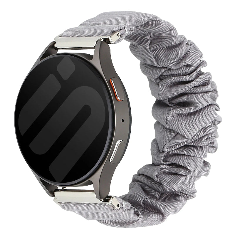 20mm scrunchie band grey
