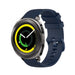 Correa de silicona premium Samsung Gear Sport (azul oscuro)