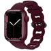 Correa silicona cadena Apple Watch (vino rojo)