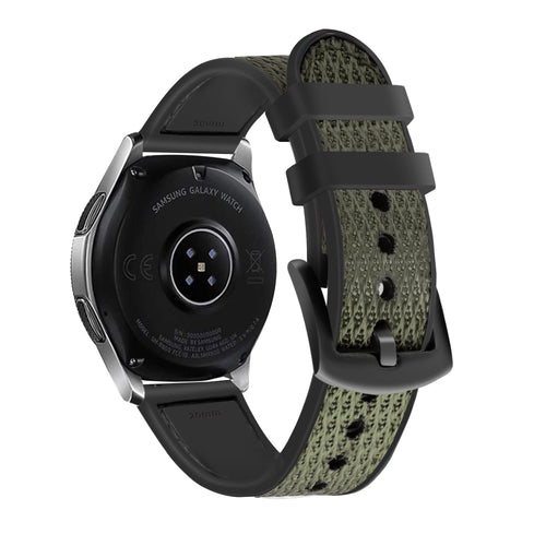 Correa nylon híbrida Withings Steel HR Sport (verde)