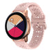Correa silicona estampada Samsung Galaxy Watch Active (rosa)