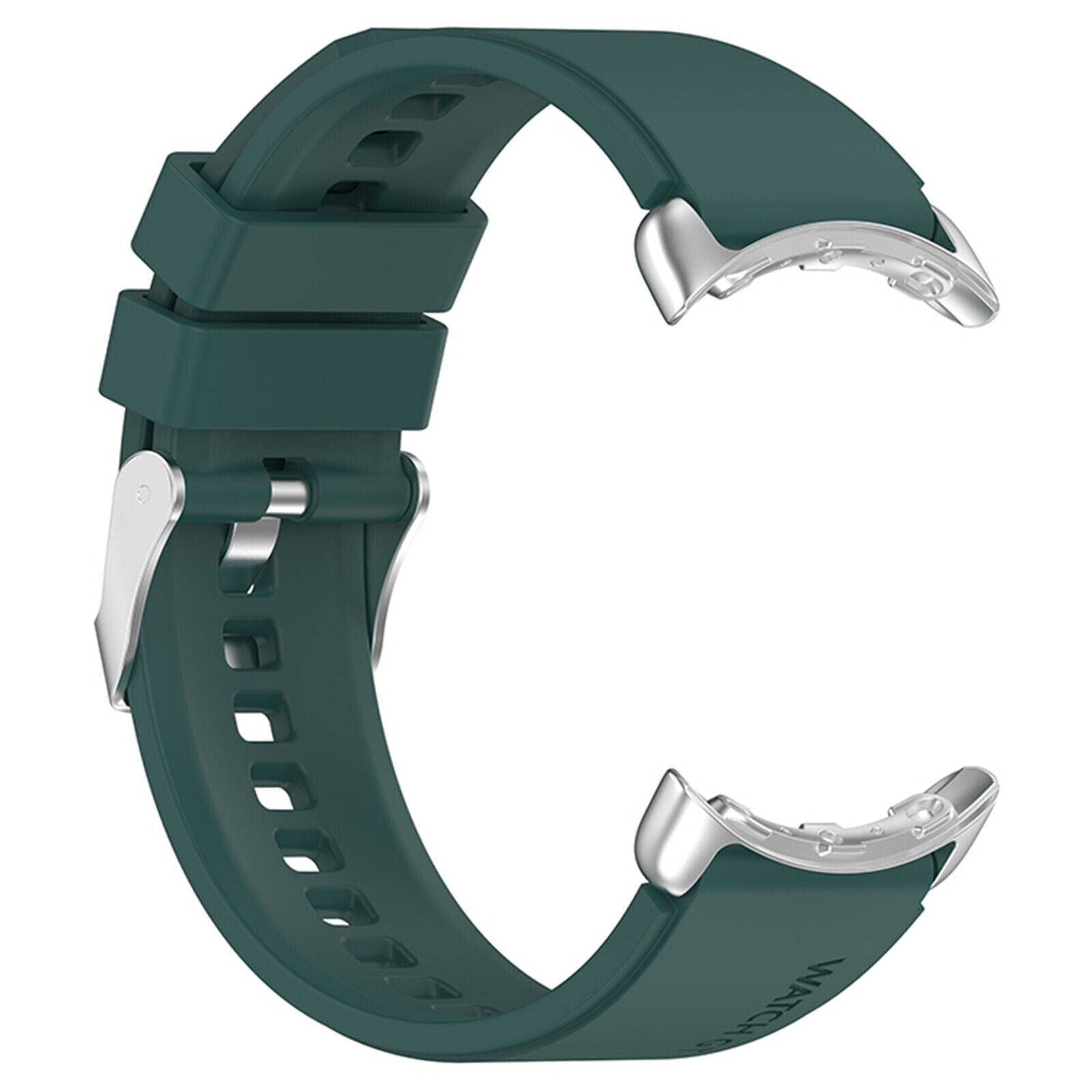 Google Pixel Watch 4 - 41mm Silicone Strap (Dark Green)