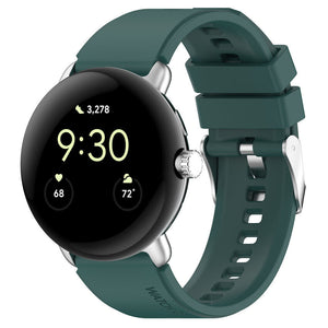 Correa silicona Google Pixel Watch 4 - 41mm (verde oscuro)