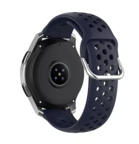 Fossil Gen 4 Explorist (HR) Breathable Silicone Strap (Dark Blue)