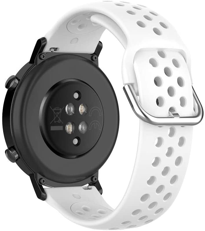 Fossil Gen 4 Explorist (HR) Breathable Silicone Strap (White)