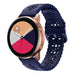 Correa de silicona estampada Samsung Galaxy Watch Active (azul oscuro)