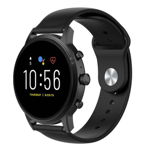 Correa deportiva Fossil Gen 4 Explorist HR (negro)