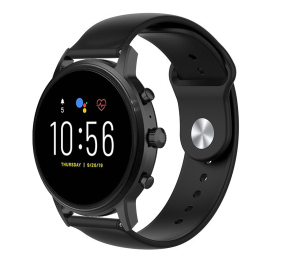 Fossil Gen 4 Explorist (HR) Sport Strap (Black)