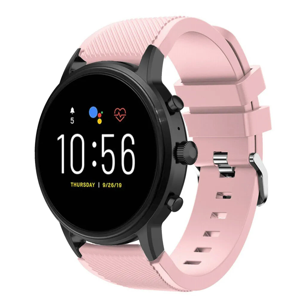 Correa silicona Fossil Gen 4 Explorist HR (rosa)